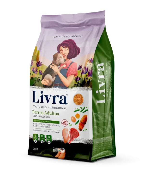 LIVRA Perro Adulto Mini y Pequeño x 3 kg