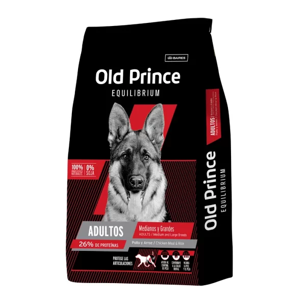 Old Prince adulto mediano 7 5kg