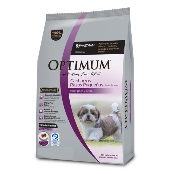 Optimum puppy raza pequeña 15kg