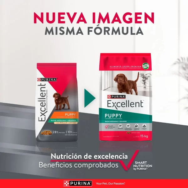 Excellent puppy razas medianas y grandes 3kg - Imagen 2