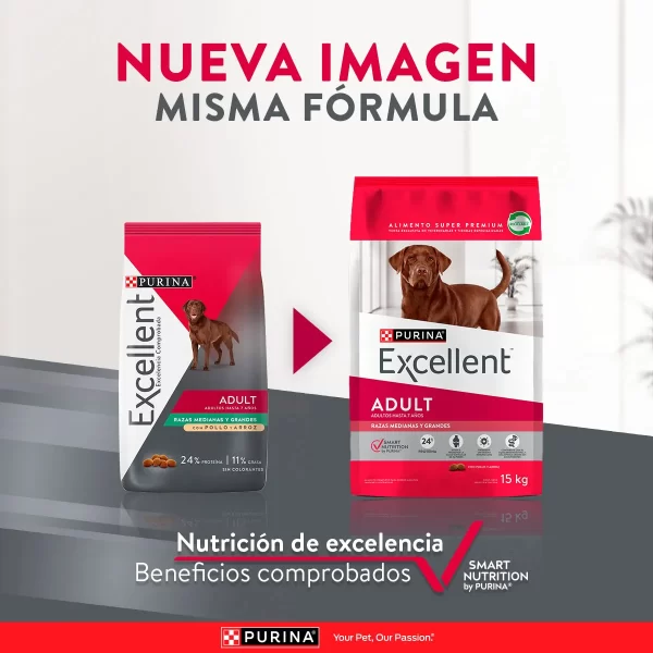 Excellent adulto razas medianas y grandes 20kg - Imagen 2