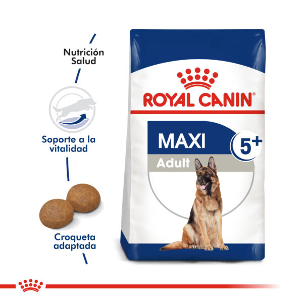 Royal Canin Maxi adulto +5 15kg - Imagen 2