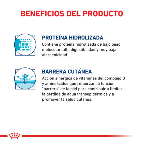 Royal Canin Hypoallergenic gato 2kg - Imagen 2