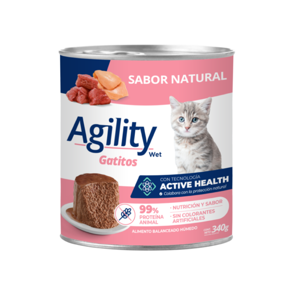 Agility lata gato kitten 90g