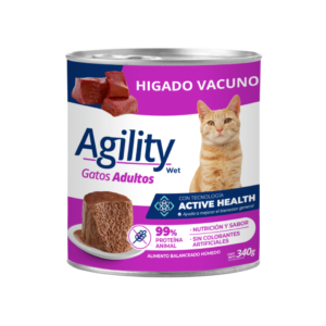 Agility lata gato higado 340g