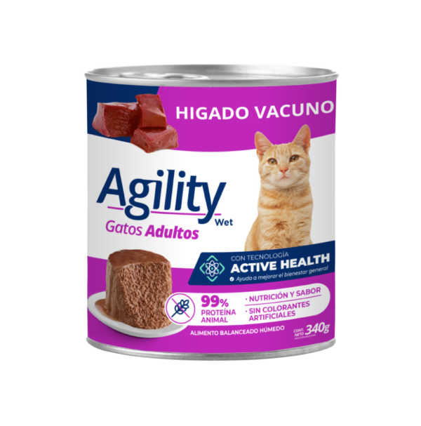 Agility lata gato higado 90g