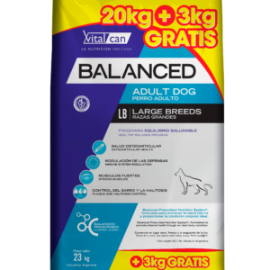Balanced Perro Adulto Raza Grande x 20 kg.