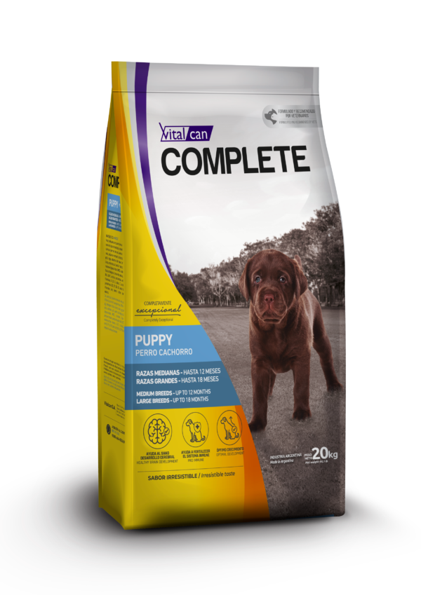 Complete cachorro mediano y grande 20 Kg.