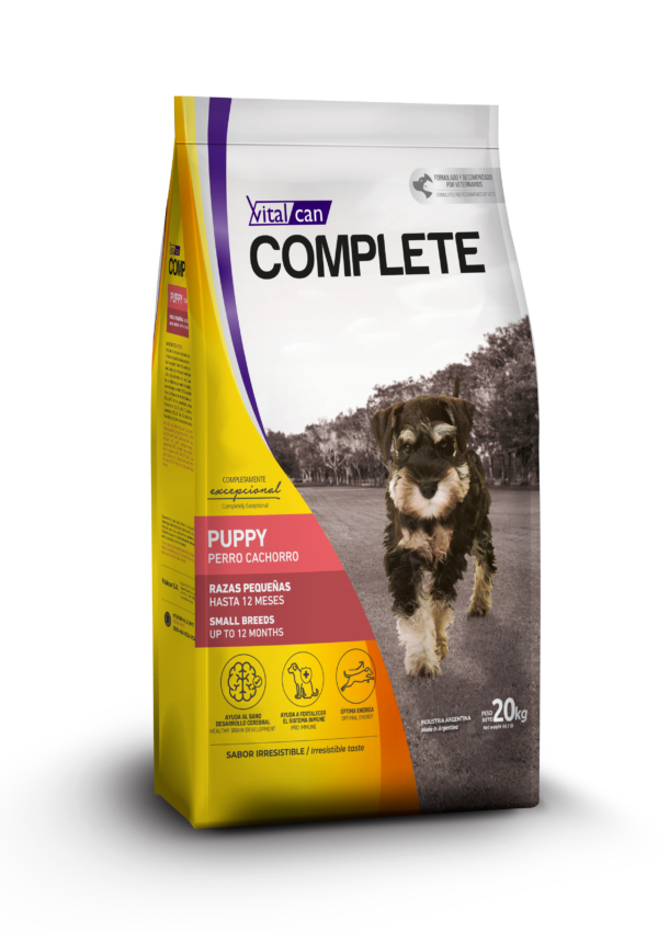 Complete cachorro pequeño x 20 Kg.