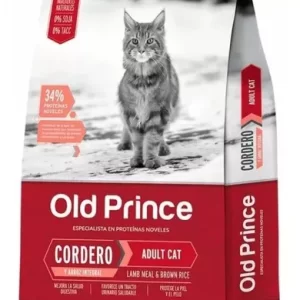 Old Prince Cordero y arroz Gato Adulto 7 5kg