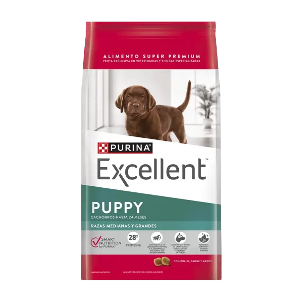 Excellent puppy razas medianas y grandes 3kg