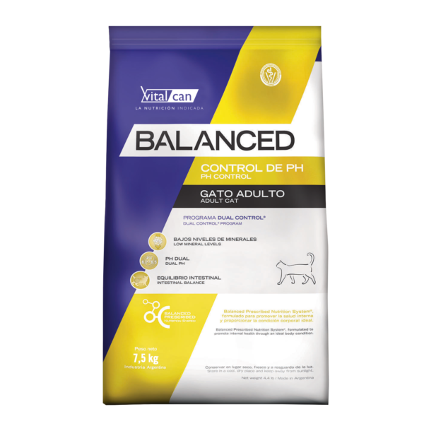 Balanced Gato Control PH All ages x 7 5 kg.
