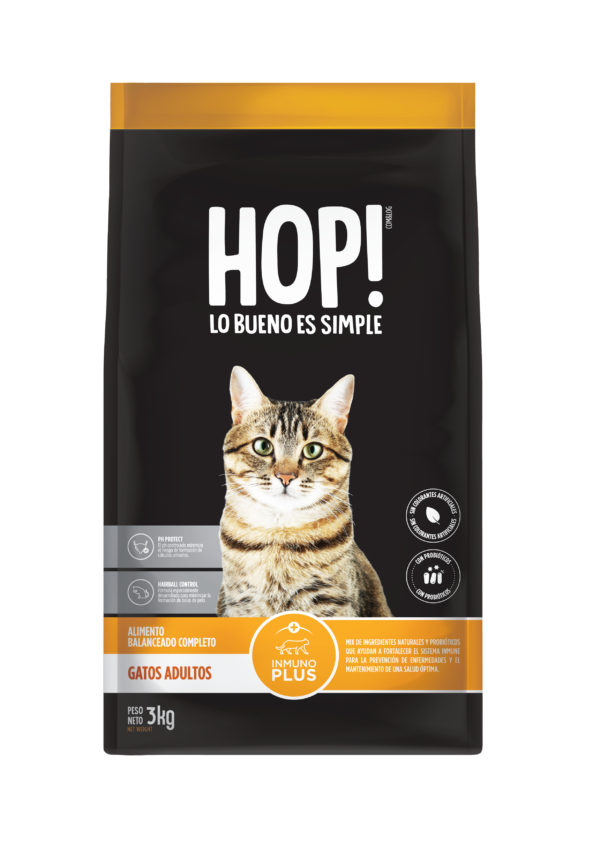 Hop! Gato Adulto x 3 Kg.