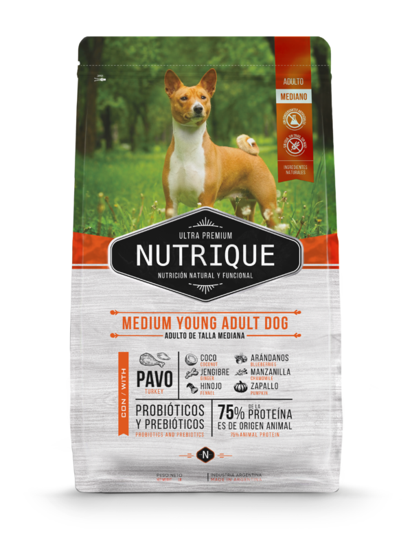 Nutrique Medium Young Adult Dog x 12kg