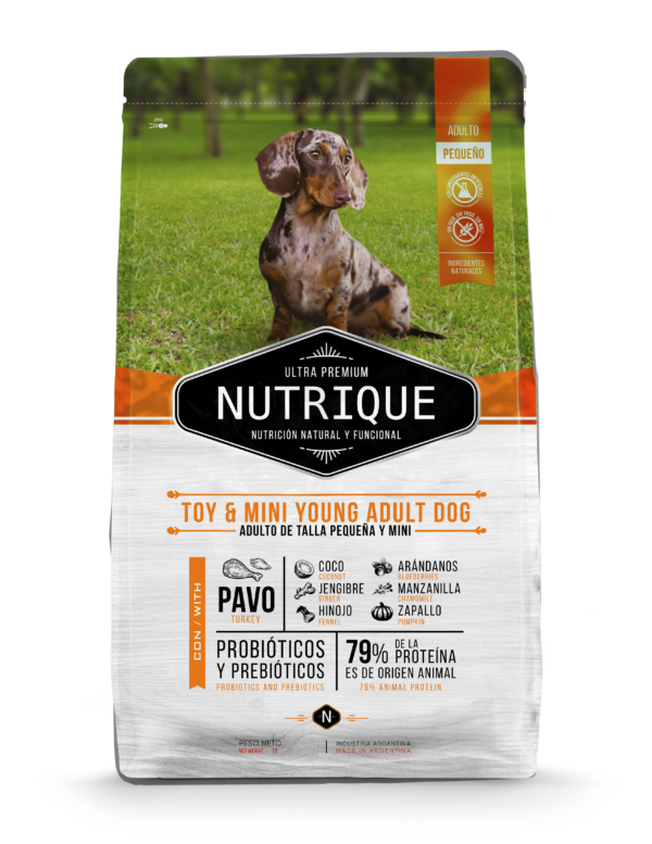 Nutrique Toy & Mini Young Adult Dog x 7.5kg