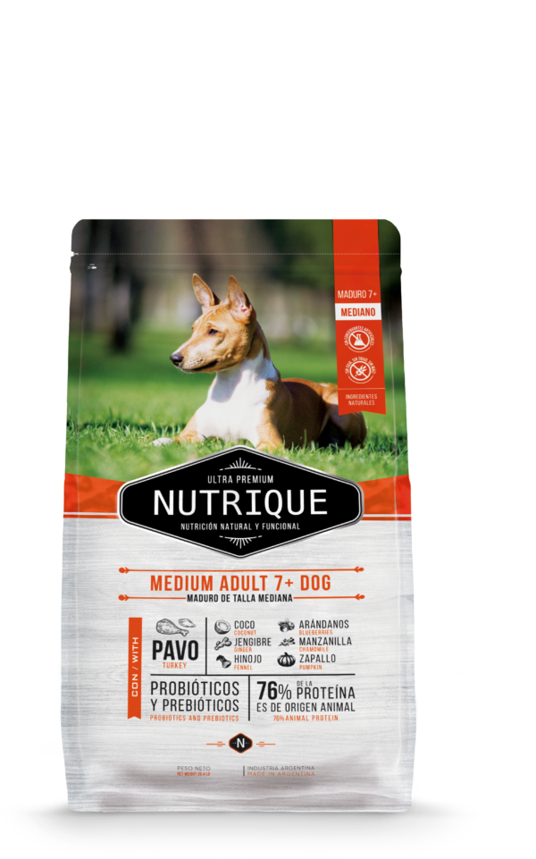 Nutrique Medium Adult 7+ Dog x 12kg