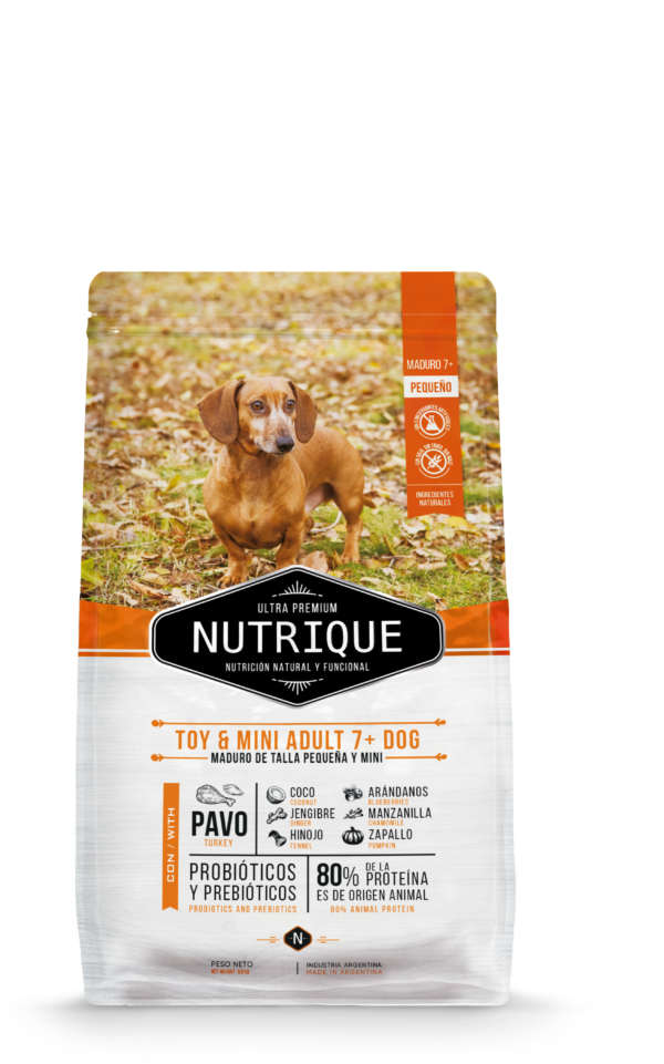 Nutrique Toy & Mini Adult 7+ Dog x 3kg