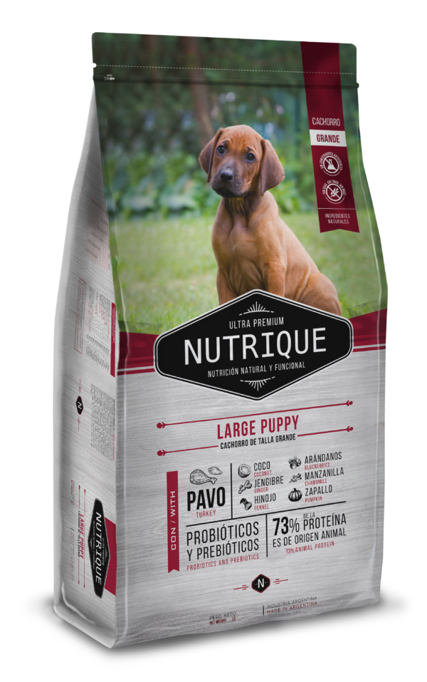Nutrique Large Puppy x 15kg - Imagen 3