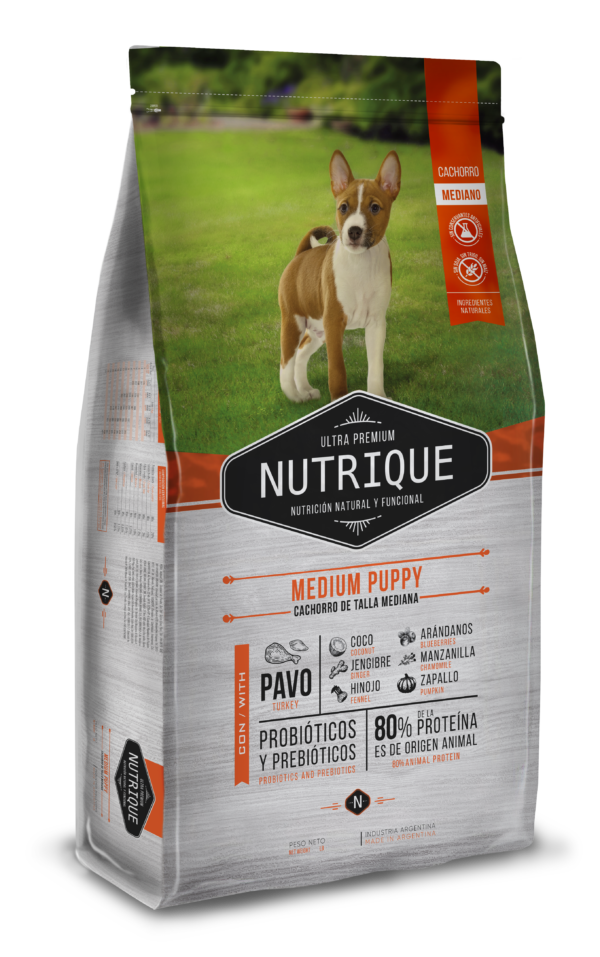 Nutrique Medium Puppy x 3kg - Imagen 3