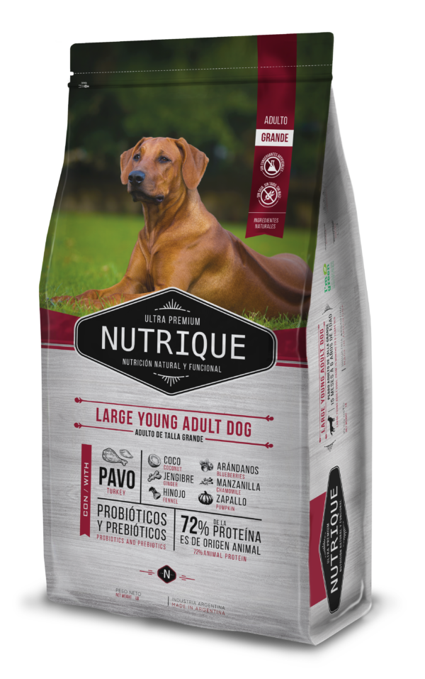 Nutrique Large Young Adult Dog x 15kg - Imagen 2