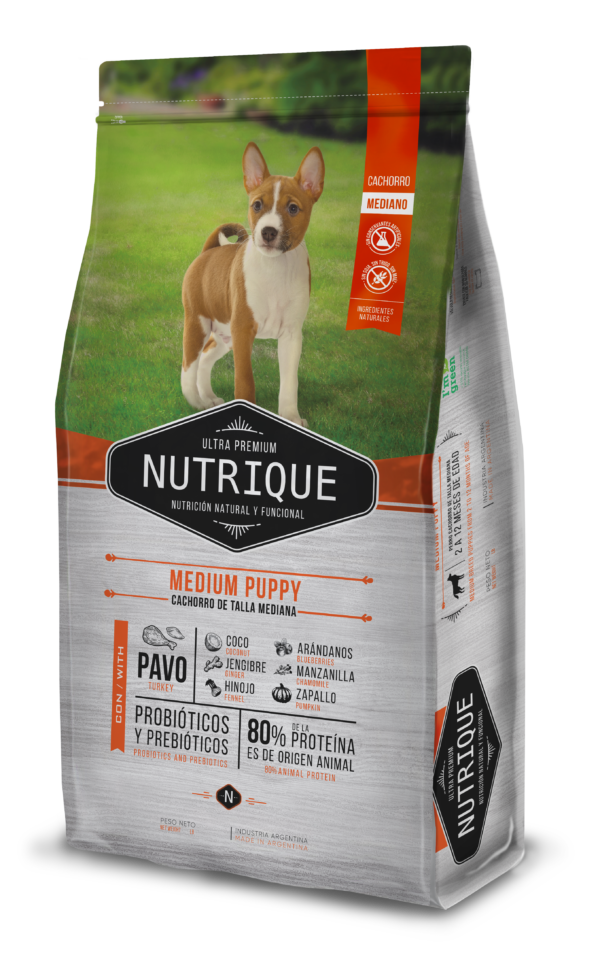 Nutrique Medium Puppy x 3kg - Imagen 2