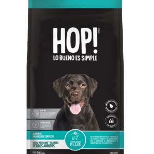 Hop! Perro Adulto Raza Med y Grande x 21 Kg.