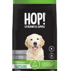 Hop! Perro Cachorro Raza Med y Grande x 21 Kg.
