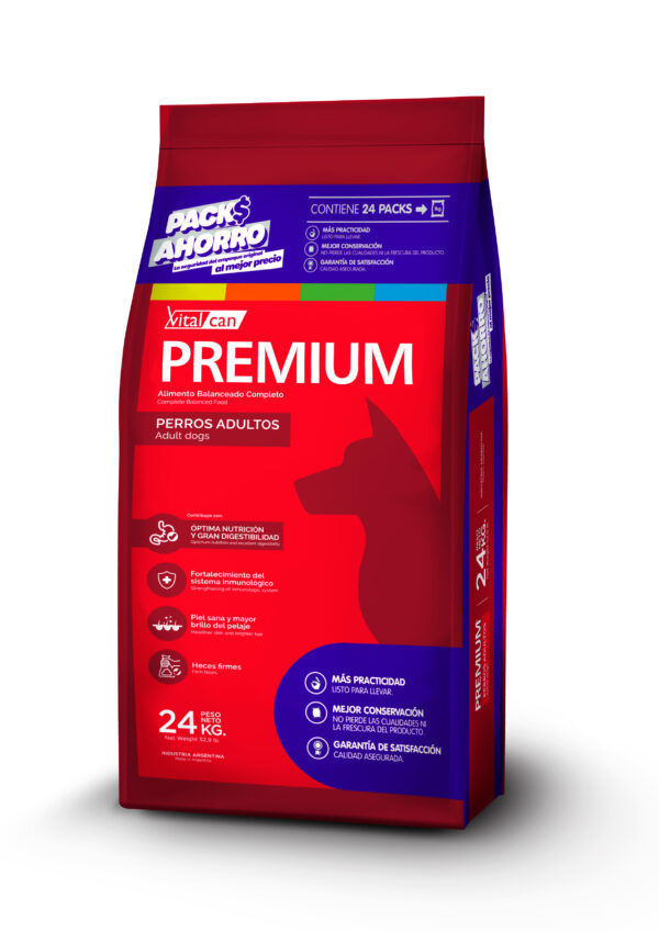 Premium Perro Adulto Safety Pack x 24 Kg
