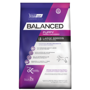 Balanced Perro Cachorro Raza Grande x 3 kg.