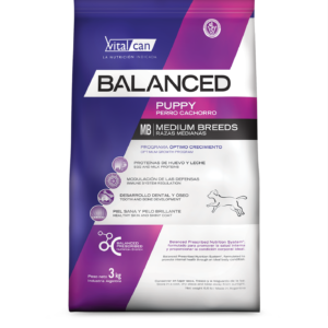 Balanced Perro Cachorro Raza Mediana x 3 kg.