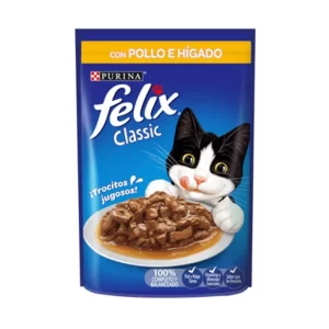 Felix pouch adulto pollo e higado