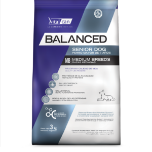 Balanced Perro Senior Raza Mediana x 3 kg.