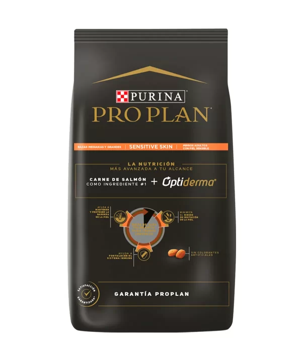Pro Plan sensitive skin mediano y grande 3kg - Imagen 2
