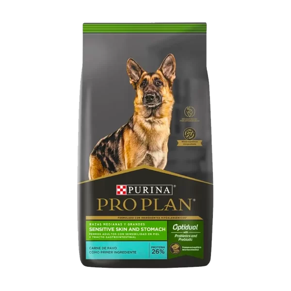 Pro Plan Sensitive Skin & Stomach M/G 15kg