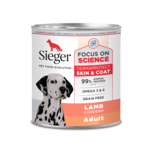 Sieger lata cordero 340g