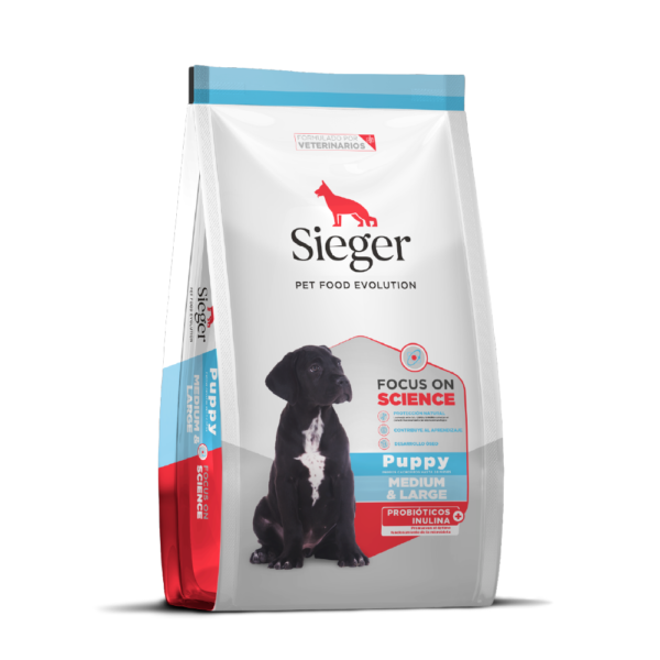 Sieger cachorro mediano y grande 15kg