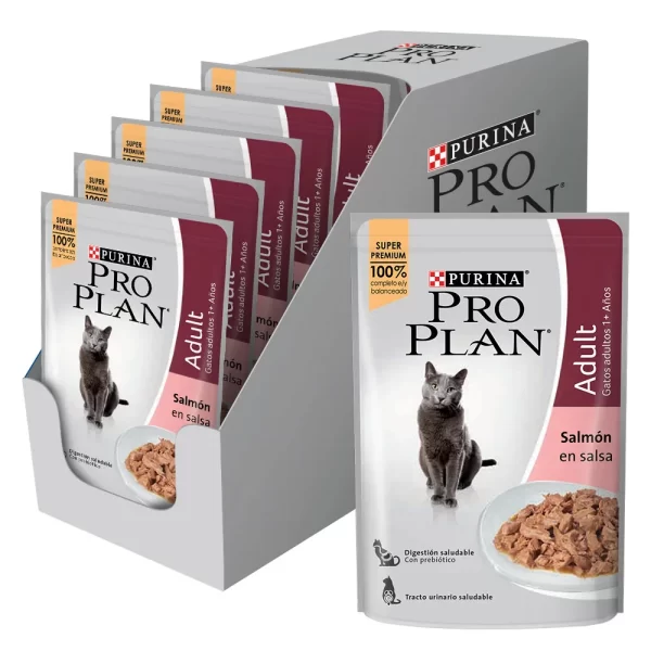 Pro Plan pouch gato adulto salmon - Imagen 2