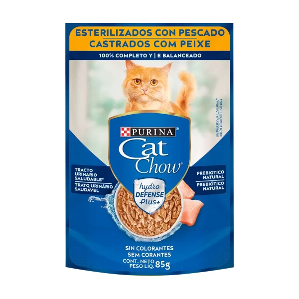 Cat Chow pouch esterilizado