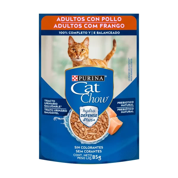 Cat Chow pouch gato adulto pollo