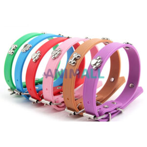 Collar silicona con huellitas grande
