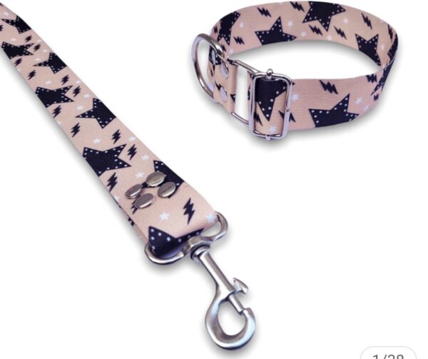 Conjunto collar regulable sublimado Nº1