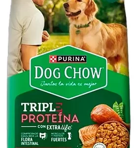 Dog Chow adulto Triple Prot. mediano y grande 20kg
