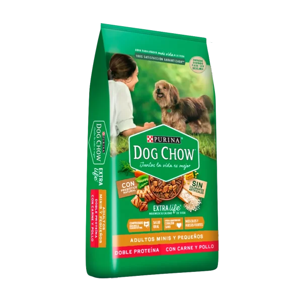 Dog Chow adulto Triple Proteina Mini y pequeño 20k - Imagen 2