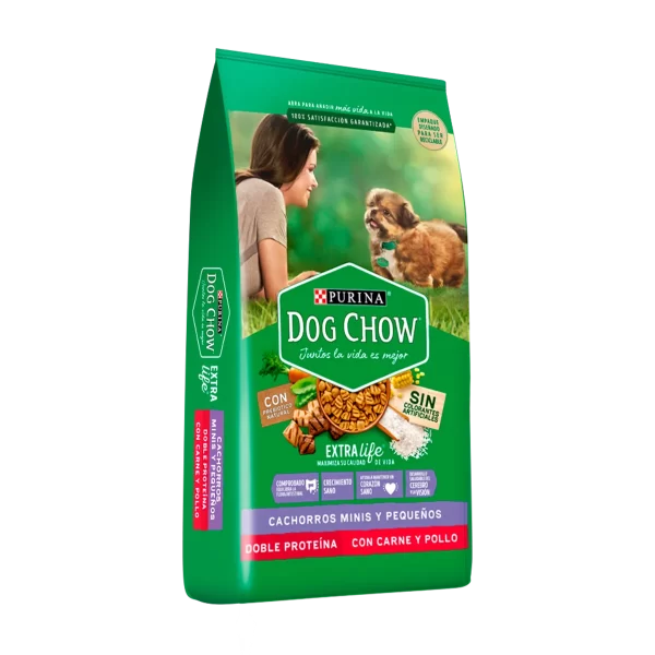 Dog Chow cachorro triple proteina pequeño 21kg - Imagen 2
