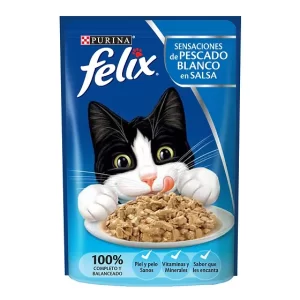 Felix pouch adulto pescado blanco