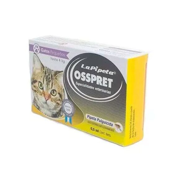 la pipeta osspret gato de 1 a 4kg