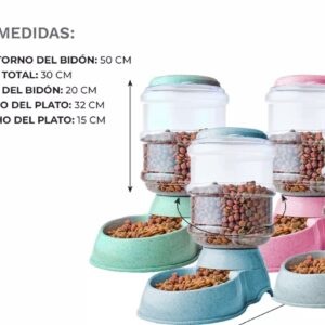 Comedero/bebedero dispenser automatico 3 75 L