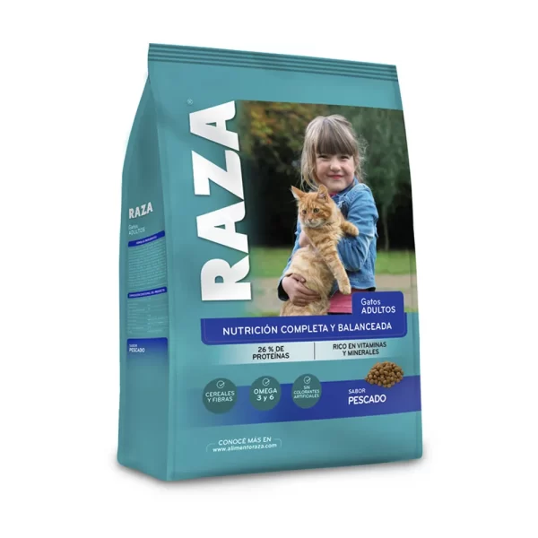 Raza gato pescado 10kg