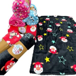 Manta polar soft y corderito 75x100