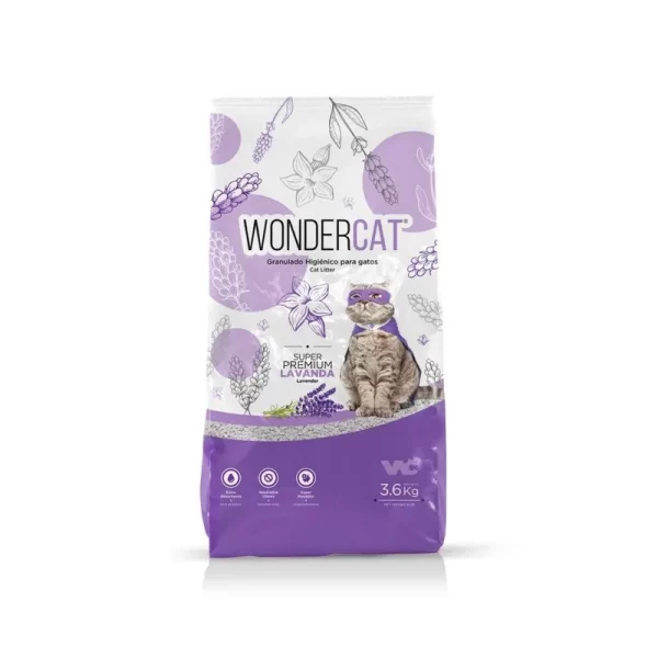 Piedritas wonder cat lavanda 3 6kg